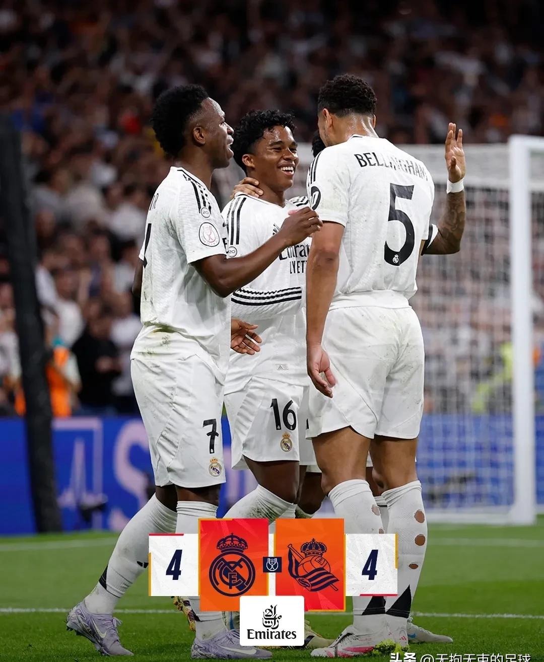 皇家马德里险胜，本泽马连进两球